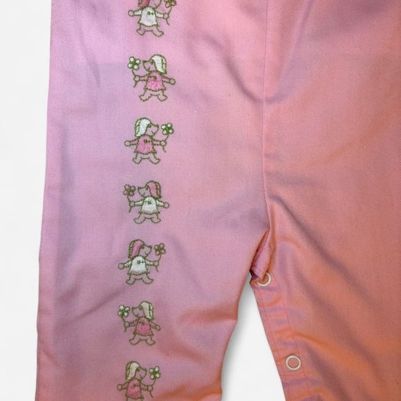 Vintage Paddington Bear by Thomas Girls 2 Piece Set Pink Size 12 Months Jumpsuit - Picture 2 of 6
